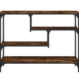 VidaXL Wandtafel 100x30x75 cm bewerkt hout gerookt eikenkleurig