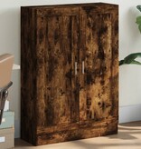 VidaXL Boekenkast 82,5x30,5x115 cm bewerkt hout gerookt eikenkleurig