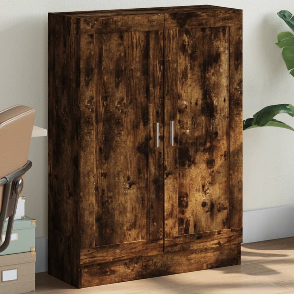 VidaXL Boekenkast 82,5x30,5x115 cm bewerkt hout gerookt eikenkleurig