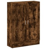 VidaXL Boekenkast 82,5x30,5x115 cm bewerkt hout gerookt eikenkleurig