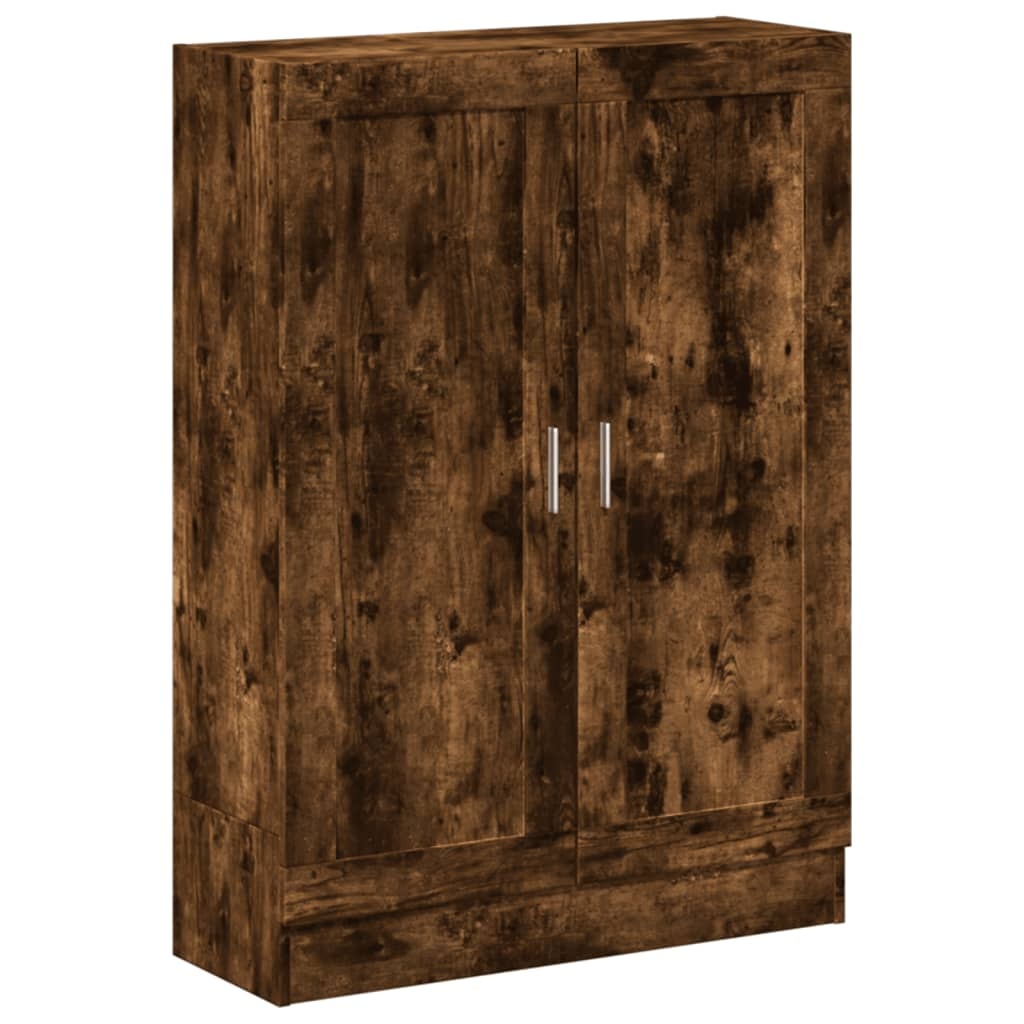 VidaXL Boekenkast 82,5x30,5x115 cm bewerkt hout gerookt eikenkleurig