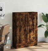 VidaXL Boekenkast 82,5x30,5x115 cm bewerkt hout gerookt eikenkleurig