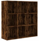 VidaXL Boekenkast 98x30x98 cm gerookt eikenkleurig