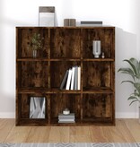 VidaXL Boekenkast 98x30x98 cm gerookt eikenkleurig