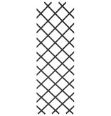 VidaXL Tuinlatwerk 50x150 cm PVC antracietkleurig