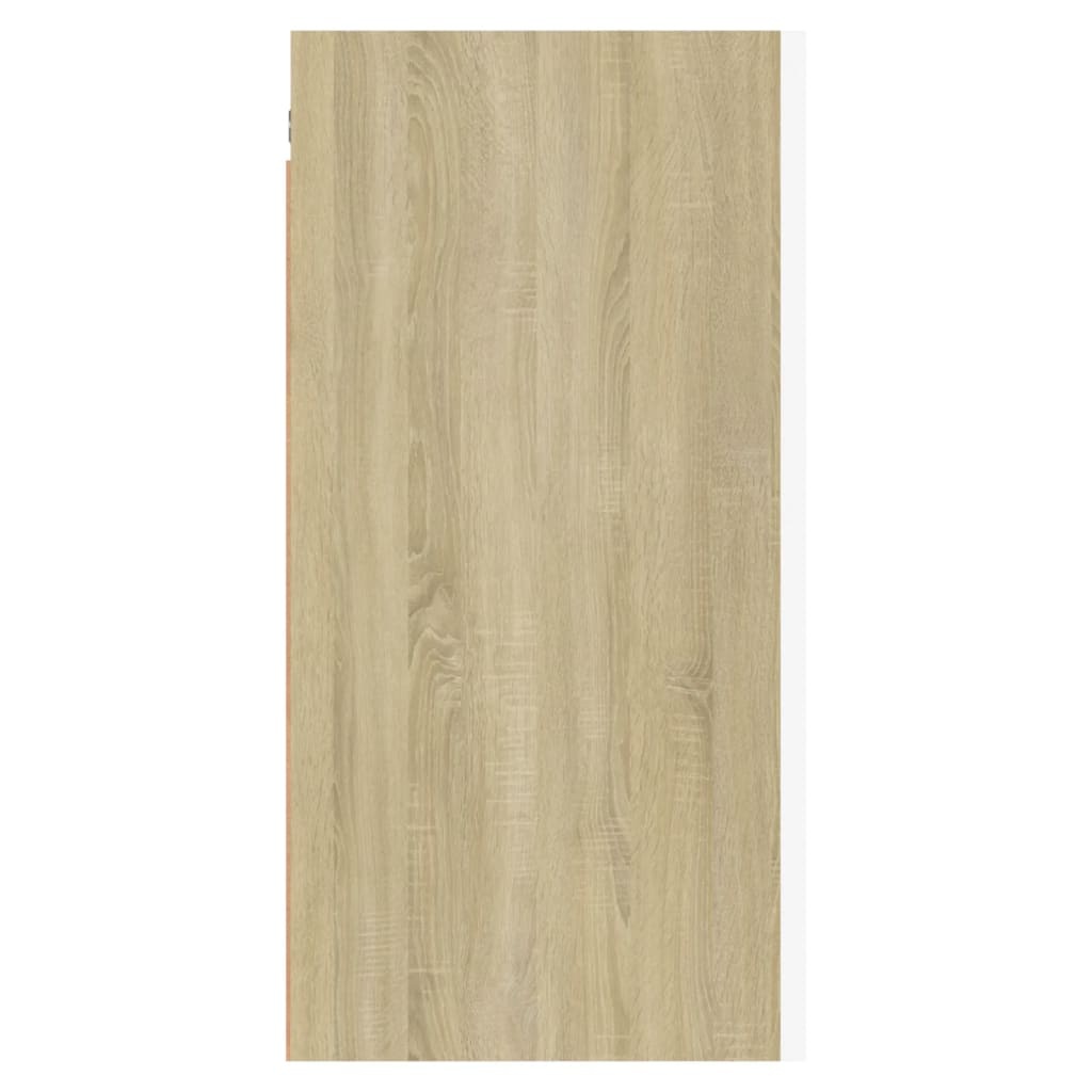 VidaXL Tv-meubelen 2 st 30,5x30x60 cm bewerkt hout wit en sonoma eiken