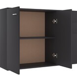 VidaXL Dressoir 105x30x75 cm spaanplaat grijs