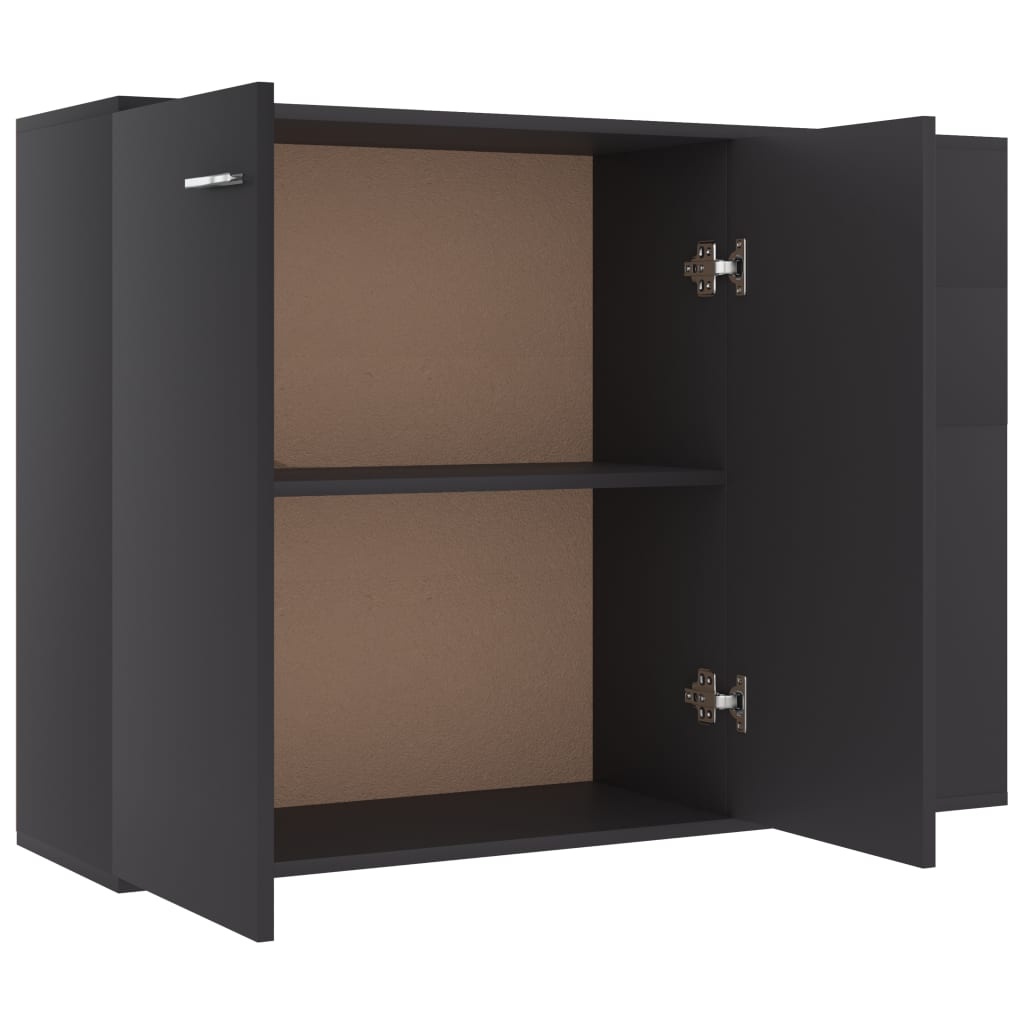 VidaXL Dressoir 105x30x75 cm spaanplaat grijs