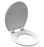 vidaXL Toiletbril met soft-close DIAMOND MDF hoogglans