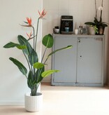 vidaXL Kunstplant met pot en bloemen Strelitzia 120 cm