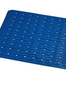 vidaXL Douchemat anti-slip Playa 54x54 cm blauw 68403