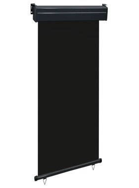 vidaXL Balkonscherm 105x250 cm zwart