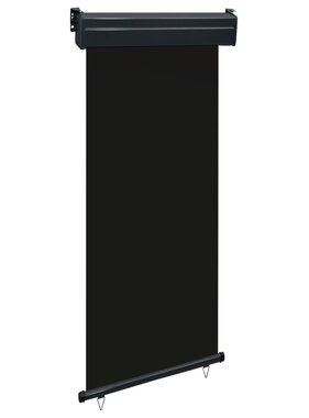 vidaXL Balkonscherm 85x250 cm zwart