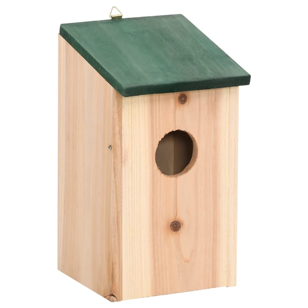 vidaXL Vogelhuisjes 4 st 12x12x22 cm hout