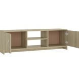 vidaXL Tv-meubel 120x30x37,5 cm bewerkt hout sonoma eikenkleurig