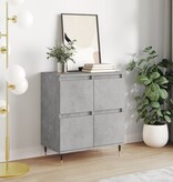 VidaXL Dressoir 60x35x70 cm bewerkt hout betongrijs
