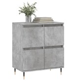 VidaXL Dressoir 60x35x70 cm bewerkt hout betongrijs