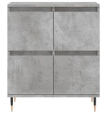 VidaXL Dressoir 60x35x70 cm bewerkt hout betongrijs