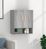 VidaXL Wandkast 60x31x70 cm bewerkt hout grijs sonoma eikenkleurig