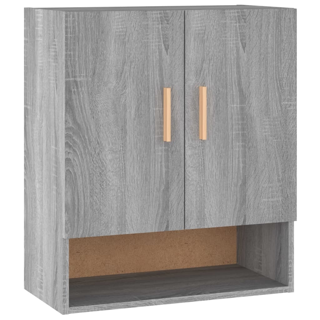 VidaXL Wandkast 60x31x70 cm bewerkt hout grijs sonoma eikenkleurig
