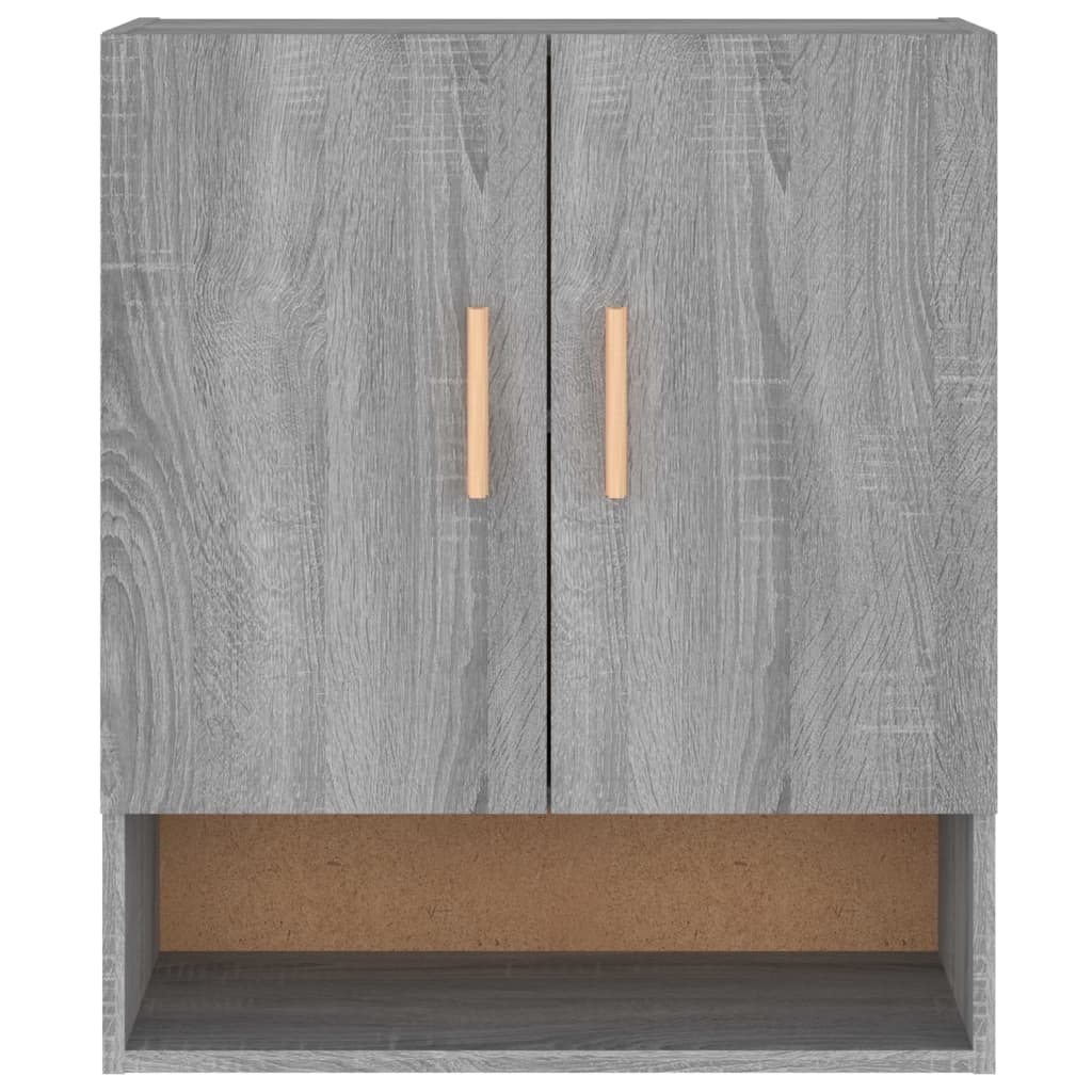 VidaXL Wandkast 60x31x70 cm bewerkt hout grijs sonoma eikenkleurig