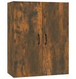 VidaXL Hangkast 69,5x34x90 cm bewerkt hout gerookt eikenkleurig