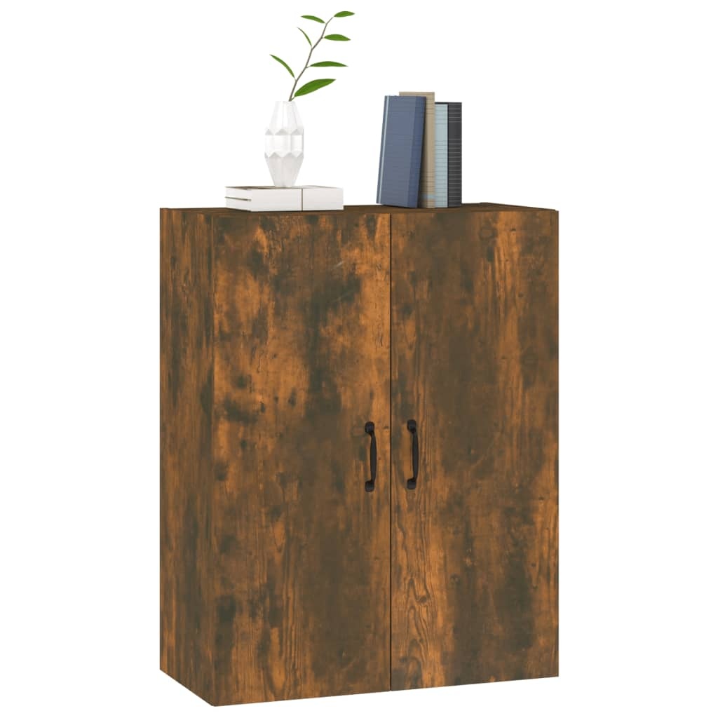 VidaXL Hangkast 69,5x34x90 cm bewerkt hout gerookt eikenkleurig