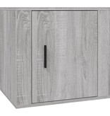 VidaXL Nachtkastje 50x39x47 cm grijs sonoma eikenkleurig