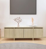 VidaXL Tv-meubel 120x30x40,5 cm spaanplaat sonoma eikenkleurig