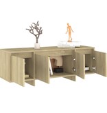 VidaXL Tv-meubel 120x30x40,5 cm spaanplaat sonoma eikenkleurig