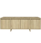 VidaXL Tv-meubel 120x30x40,5 cm spaanplaat sonoma eikenkleurig
