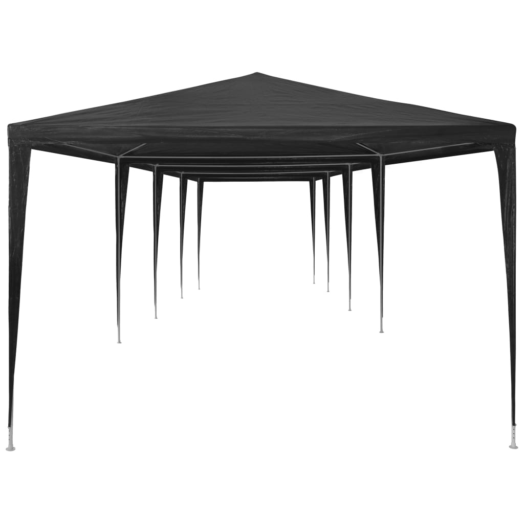 VidaXL Partytent 3x12 m PE antraciet