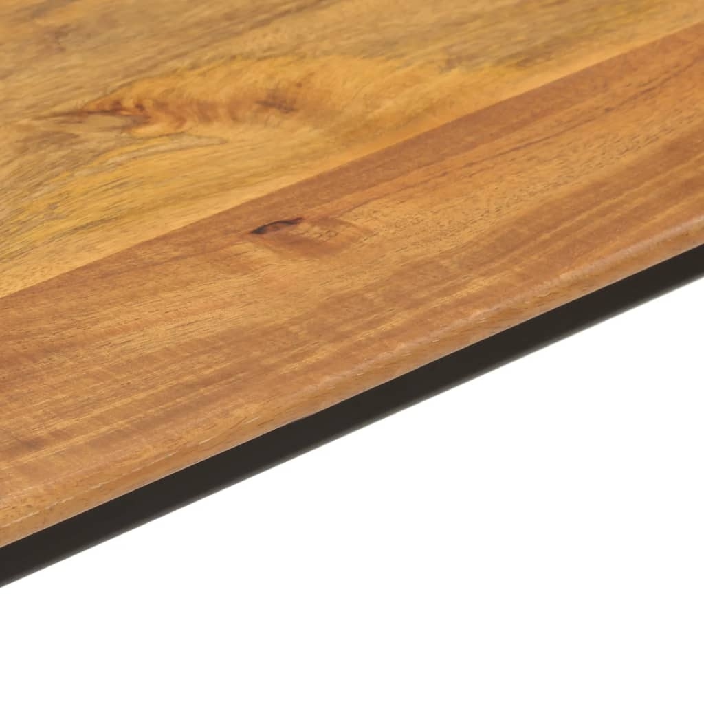 vidaXL Wandtafel 110x40x76 cm massief mangohout en ijzer