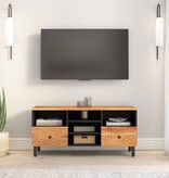 vidaXL Tv-meubel 100x33x46 cm massief acaciahout