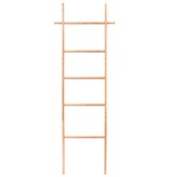 vidaXL Handdoekenladder 170 cm massief walnotenhout