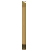 vidaXL Spiegel wandgemonteerd 15x40 cm ovaal goudkleurig