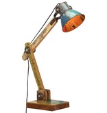 vidaXL Bureaulamp industrieel rond E27 23x18x95 cm meerkleurig