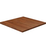 vidaXL Tafelblad vierkant 70x70x2,5cm behandeld eiken donkerbruin