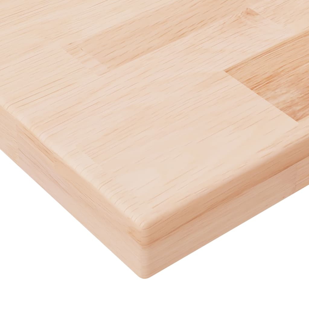 vidaXL Plank 80x20x2,5 cm onbehandeld massief eikenhout