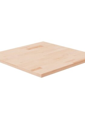 vidaXL Tafelblad vierkant 60x60x2,5 cm onbehandeld massief eikenhout