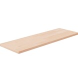 vidaXL Plank 60x20x1,5 cm onbehandeld massief eikenhout