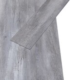 vidaXL Vloerplanken zelfklevend 2,51 m² 2 mm PVC mat houtgrijs