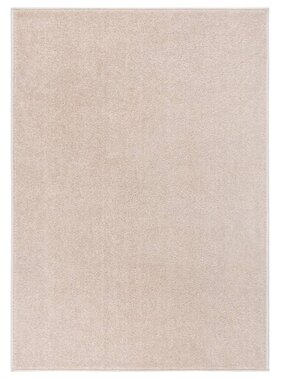 vidaXL Vloerkleed kortpolig 240x340 cm donkerbeige