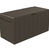 vidaXL Kussenbox 117x45,5x57,5 cm 270 L bruin