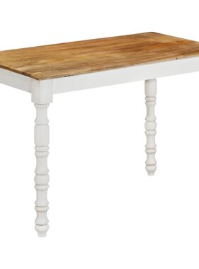 vidaXL Eettafel 110x60x76 cm massief mangohout