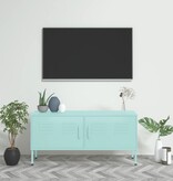 vidaXL Tv-meubel 105x35x50 cm staal mintkleurig