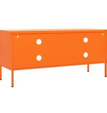 vidaXL Tv-meubel 105x35x50 cm staal oranje