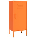 vidaXL Opbergkast 42,5x35x101,5 cm staal oranje