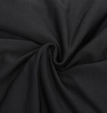 vidaXL Tweezitsbankhoes stretch polyester jersey zwart