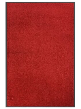 vidaXL Deurmat 80x120 cm rood